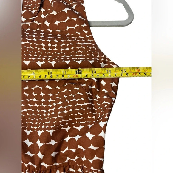 Anthropologie WHIT Rust Sleeveless Sheath Dress Sz P - Picture 8 of 12